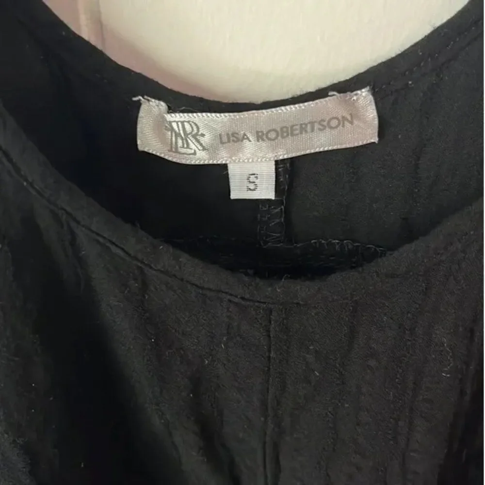 Lisa Robertson Black Lace Tank Top Blouse - Picture 4 of 4